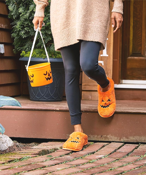 Laterne Pantoffel Kuerbis 